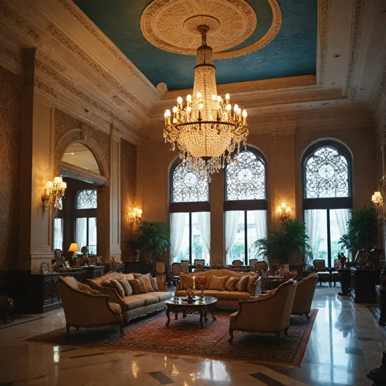 Opulent decor inspirations for luxury and premium hotel booking websites in Algeria